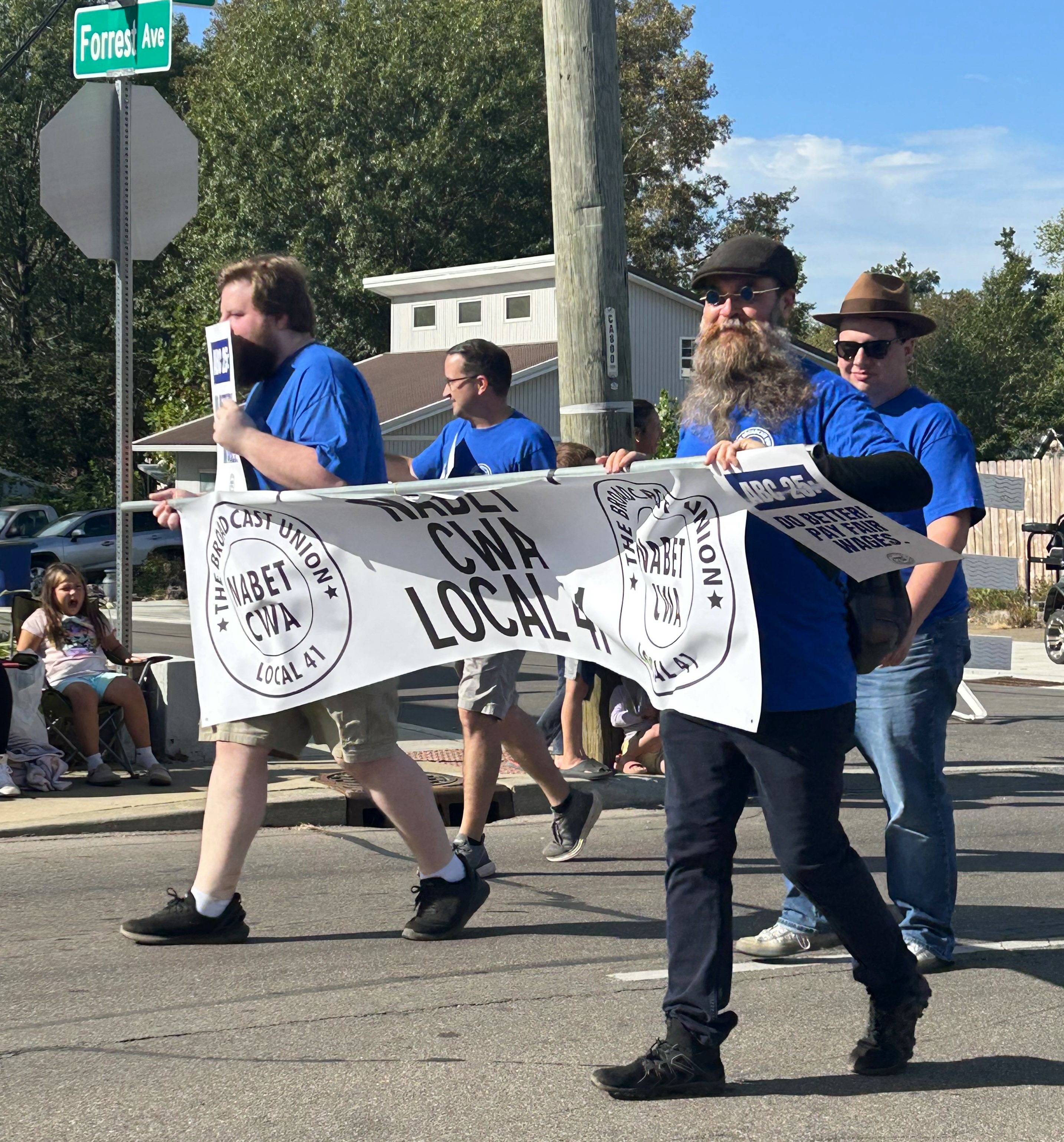Local 41 members organizing